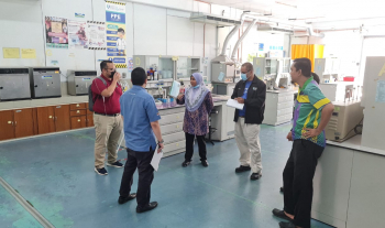 Lawatan daripada pihak NIOSH Kuantan pada 30 Jun 2022 berkenaan WPI & Safety Fakulti Teknologi Kejuruteraan Awam